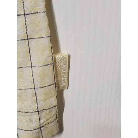 Nautica Men’s Short Sleeve Button-Down Sleepwear Shir tSize L - Picture 3 of 8